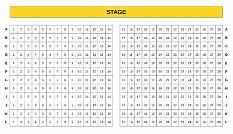 heb performance hall seating chart