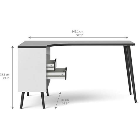 Ich nutze es für home office. Eckschreibtisch NAPOLI Bürotisch Computertisch ...
