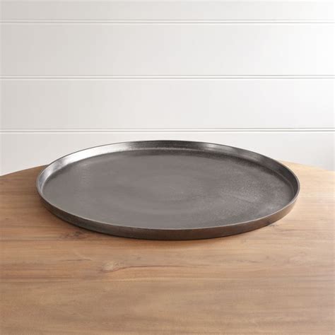 Shop Element Metal Antiqued Pewter Tray Understated In