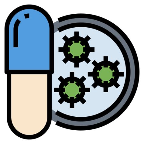 Antibiotic Free Medical Icons