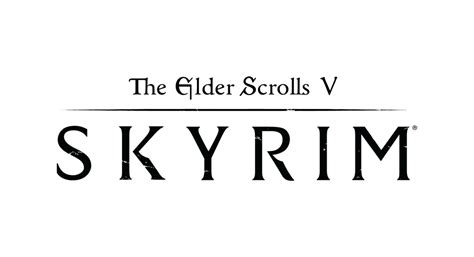 The Elder Scrolls V Skyrim Logo Download Ai All Vector Logo