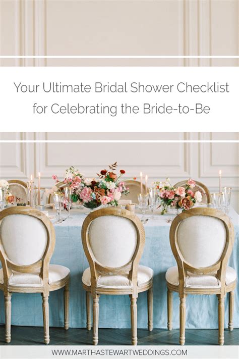 your ultimate bridal shower checklist for celebrating the bride to be bridal shower checklist