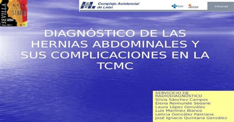 DiagnÓstico De Las Hernias Abdominales Y Sus Complicaciones En La Tcmc