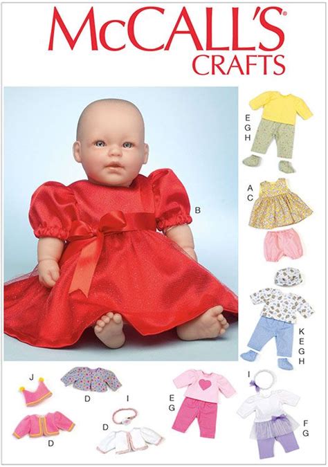 Clothes And Accessories For Baby Dolls Mccalls Pattern 7066 Sew