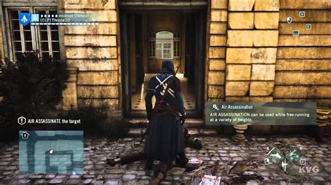 Assassin S Creed Unity Training Air Assassination Gameplay Pc Hd