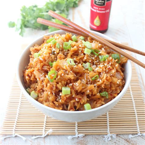 Korean bbq with a vegetarian? Kimchi Fried Rice is a delicious Korean recipe made in ...