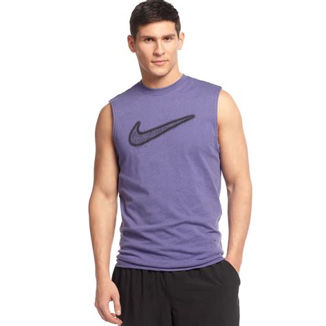 Lyst Nike Flight Swoosh Sleeveless T Shirt In Purple For Men