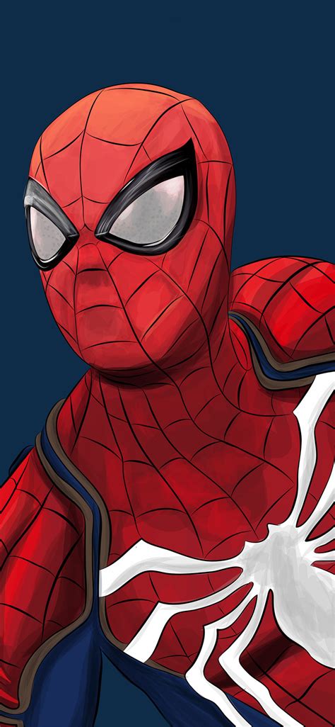 1125x2436 Spiderman Ps4 Artwork 4k 2018 Iphone Xsiphone 10iphone X