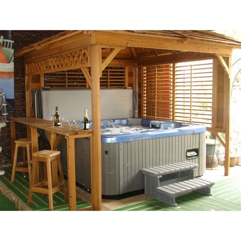 Swan pools the second idea is different from the first one. Hot Tub Enclosure Ideas | hot tub enclosure cover http www ...