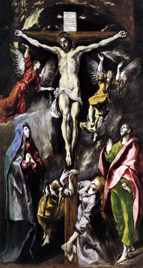 El Greco The Crucifixion Prado Madrid 1597 1600 Art El Greco