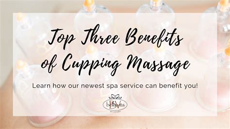 Top Three Benefits Of Cupping Massage Bella Vita Spa And Salon