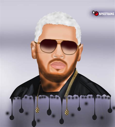 Chris Brown Cartoon Picture Brizztoons
