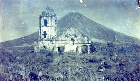 Wandering Silent Vertexes And Frozen Peaks Mayon Volcano In Vintage
