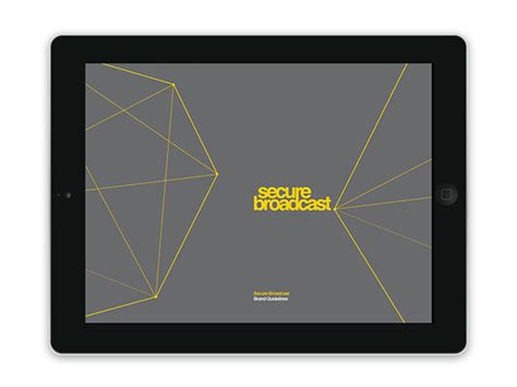 Secure Broadcast Brand Guidelines On Behance
