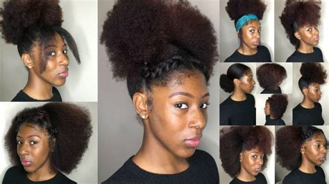 16 Natural Hairstyles For Black Women Short Medium Natural Hair