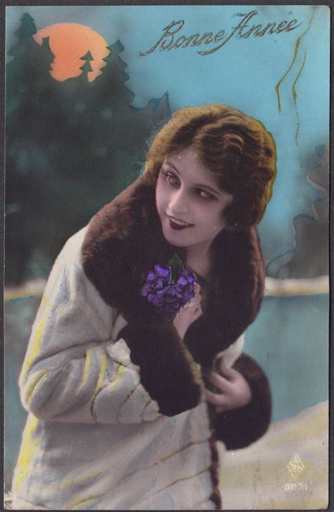 red poulaine s musings gorgeous hand tinted 1920s werewolf french postcard