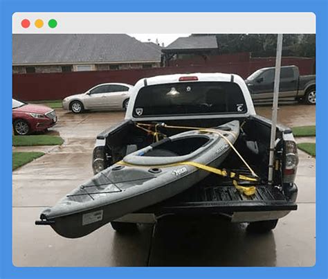How To Tie Down A Kayak In A Truck Bed 2022