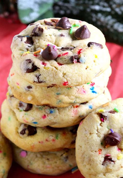 Christmas Chocolate Chip Cookies Cakescottage