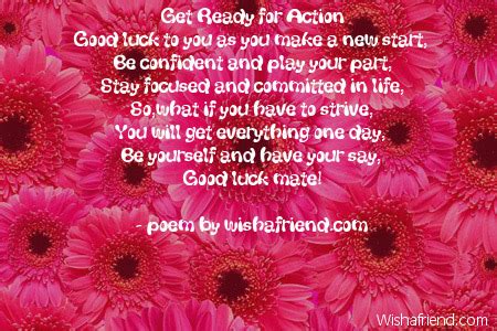 Learn how to write a poem about good luck and share it! Good Luck Poems