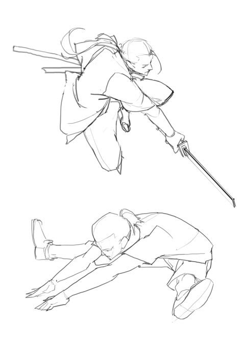 cool anime poses sword