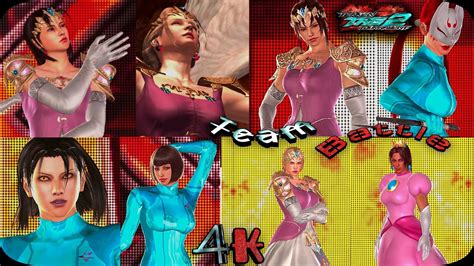 team battle tekken original ladies nintendo costumes ultra hard 4k 60 fps youtube