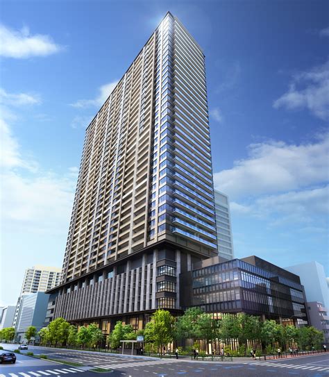地上40階、駅直結タワマン「パークコート文京小石川 ザ タワー」の建設状況（2019 10 5） 超高層マンション・超高層ビル