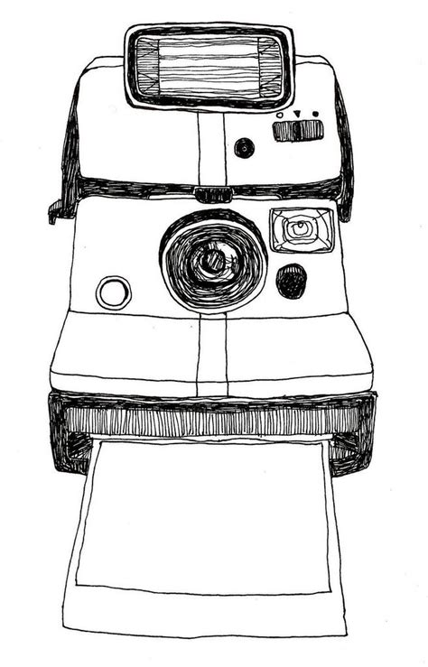 2015 Polaroid Camera Coloring Coloring Pages