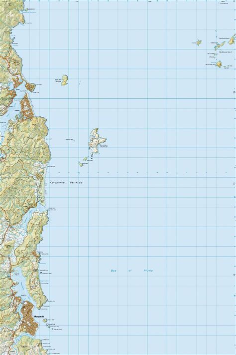 Topo50 Map Bb36 Whangamata Toitū Te Whenua Land Information New