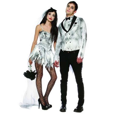 sexy zombie bride wedding corpse halloween costume n10485