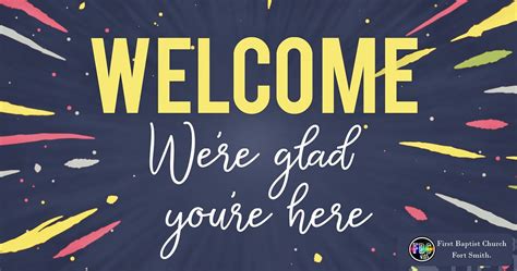 Welcome Were Glad Youre Here Fbc Kids Flickr