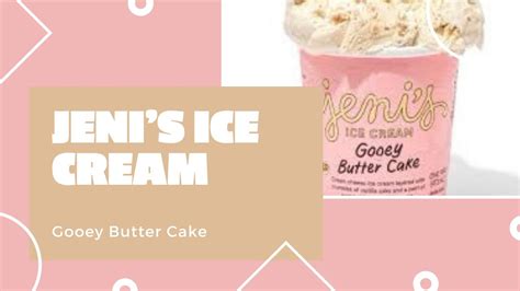 Jenis Ice Cream Review Gooey Butter Cake Youtube