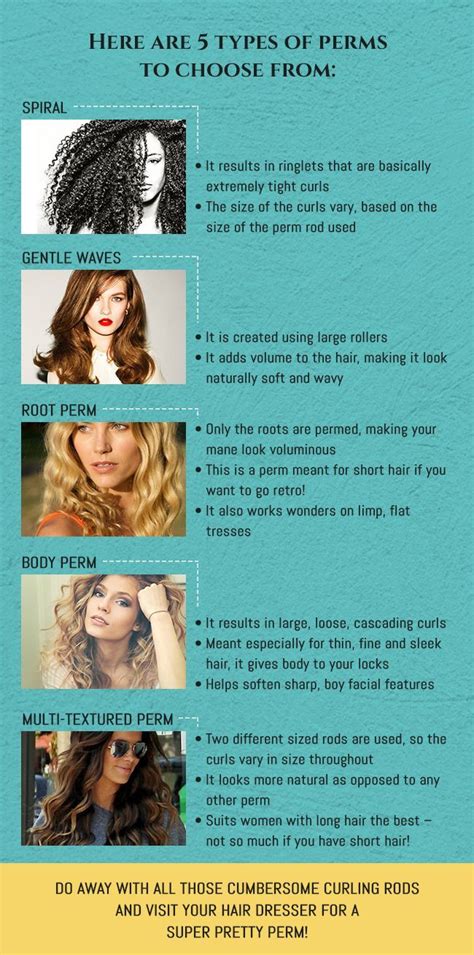 5 Types Of Perm Hairstyles Long Hair Perm Permed Hairstyles Types Of Perms