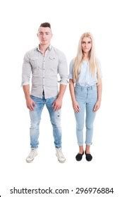 Man Woman Standing Next Each Other Stock Photo Shutterstock