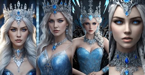 Lexica Photorealistic Blackandwhite Ice Queen Blue Eyes Eyes Throne Beautiful 8k