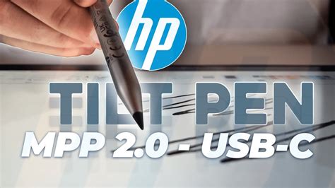 Hp Tilt Pen Mpp20 Mit Usb C Hp Stylus Pen Vorstellung Youtube