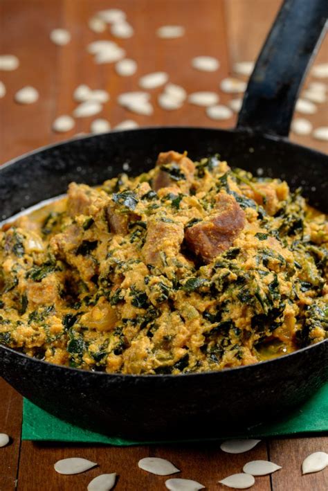 Egusi soup is a delicious, mouth watering african soup, you can enjoy this with any swallow of your choice ( pounded yam or fufu). Egusi soup (A Melon Seed Soup/Stew) | Recipe | Egusi soup recipes, African spinach recipe, Soups ...
