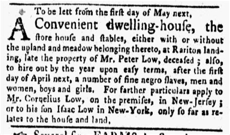 Slavery Advertisements Published April 16 1770 The Adverts 250 Project