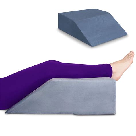 buy byre® leg rest wedge pillow premium memory foam leg elevation pillow orthopaedic foot