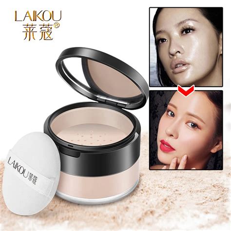 Laikou Brand Powder Loose Long Lasting Face Makeup Waterproof