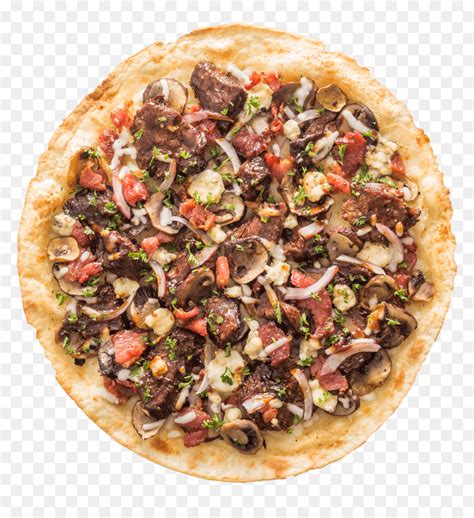 Beef And Mushroom Pizza Hd Png Download Vhv
