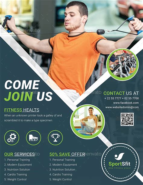 24 Gym Fitness Flyer Designs Eps Psd Ai Word Design Trends