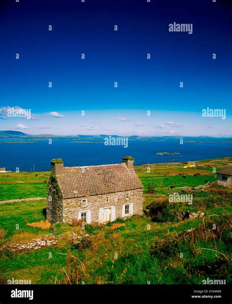 Irish Stone Cottage Cape Clear Island Overlooking Roaring Water Bay