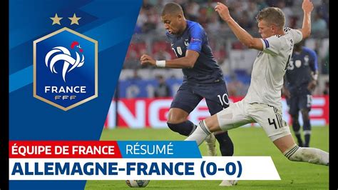 Bienvenue sur mon live où je commente le match de l'équipe de france Équipe de France, Allemagne France (0-0), le résumé I FFF 2018 - YouTube