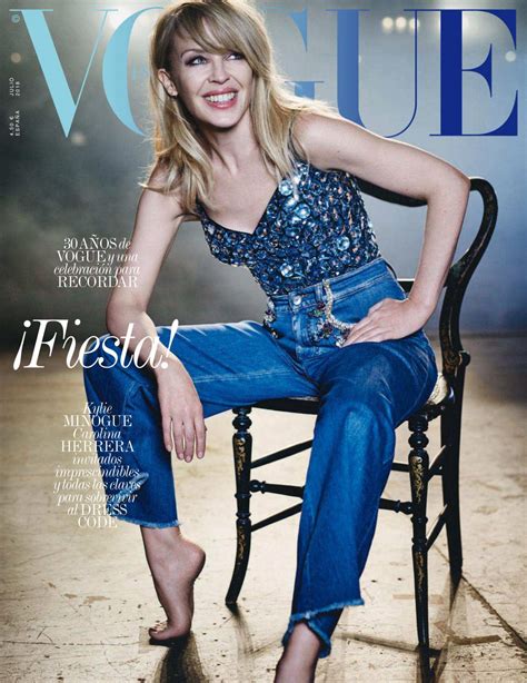 Kylie Minogue In Vogue Magazine Spain July 2018 Hawtcelebs