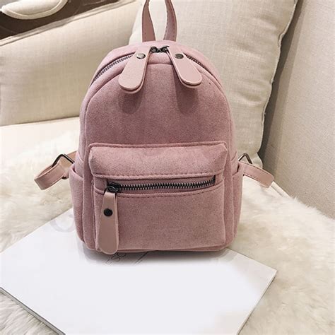 Emarald Women 2018 Cute Backpack For Teenager Girls Children Pink Mini