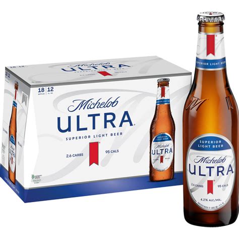 Michelob Ultra® Light Beer 18 Pack 12 Fl Oz Bottles Lagers Reasors