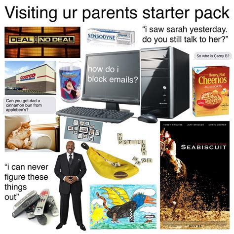 Visiting Your Parents Starter Pack Starterpacks