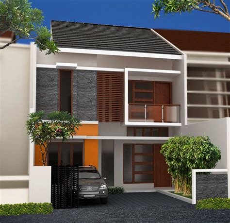 36 Inspirasi Desain Rumah Minimalis Modern 2 Lantai Ukuran 8X16 Paling