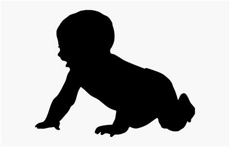 Infant Mental Health Child Clip Art Crawling Baby Crawling Silhouette