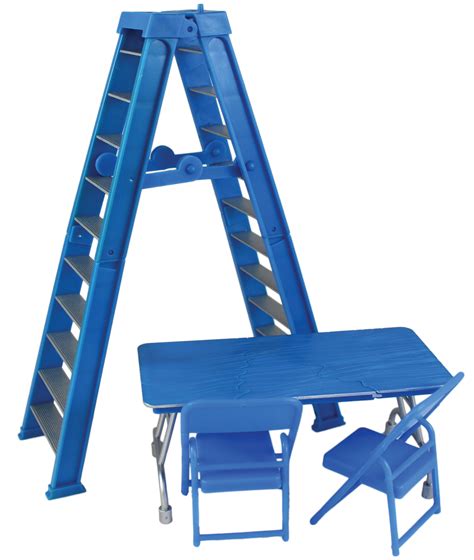 Wwe Ultimate Ladder And Table Playset Blue Ringside Exclusive Toy